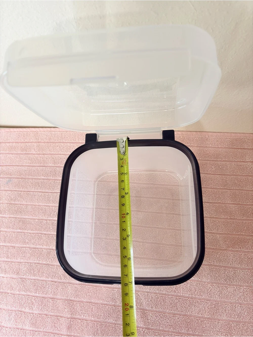 Tupperware Modular Mates Square Signature Line Container #2 Hinged Lid